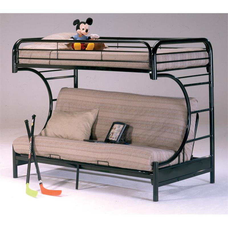 Banner Twin over Full Futon Metal Bunk Bed