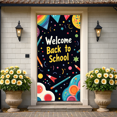 thumbnail image 6 of LUUFILx Back to School Backdrop Banner Classroom Art Supplies School Event Decor Photography Party Decorations Background Colorful Fun Learning, 6 of 9