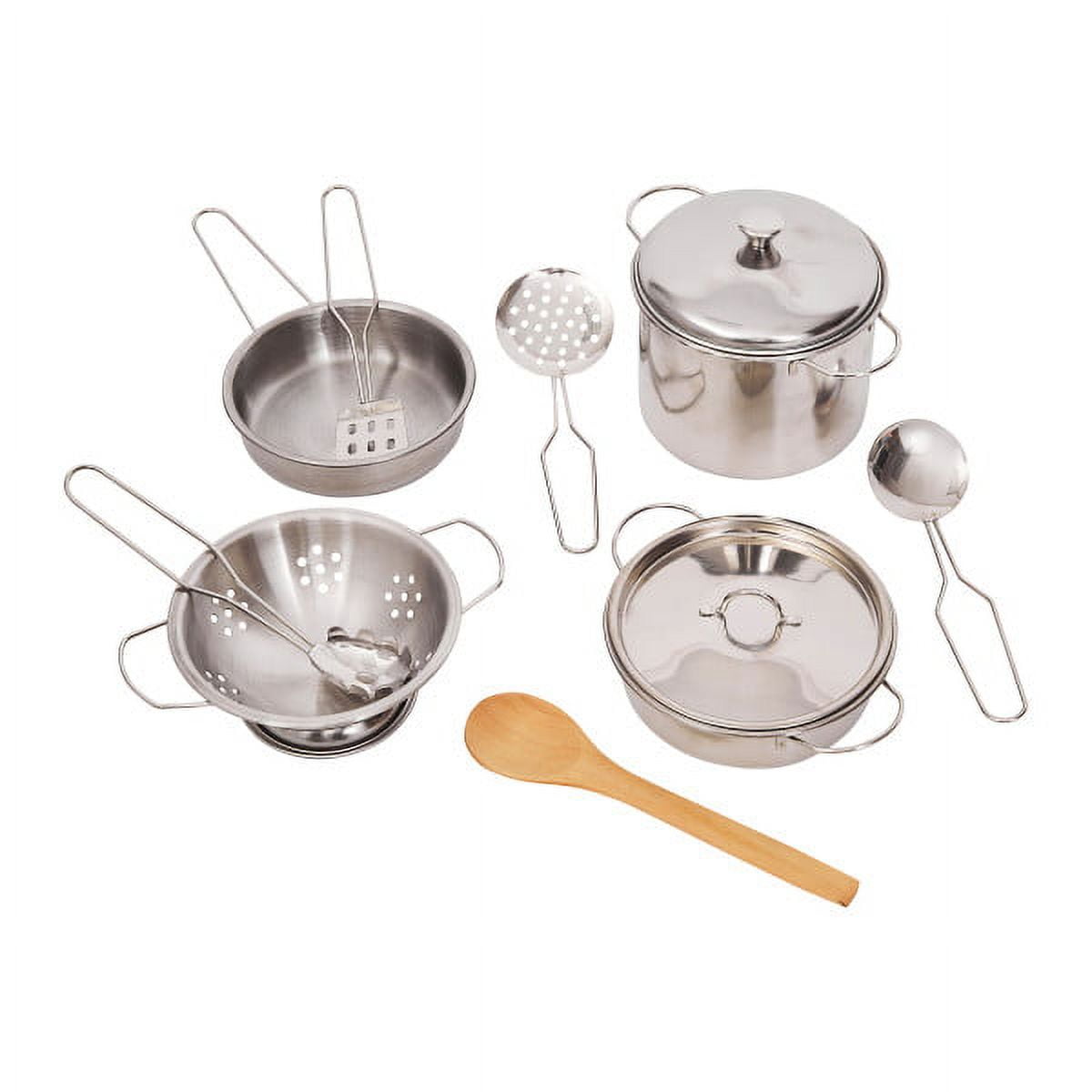 Hey Play Toy Kitchen Set – 23-Piece Cookware Playset with Storage Container