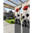 thumbnail image 3 of nqOlkjepod Outdoor Curtains for Patio Waterproof, Retro Flowers Outdoor Privacy Panels Grommet, Farmhouse Oil Painting Floral Herbs Blackout Outside Curtains for Porch/Cabana 54"x84", 1 Panel, 3 of 8