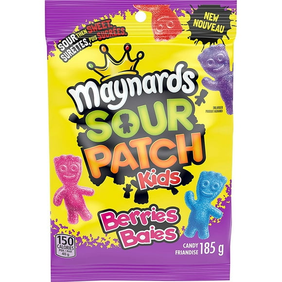 Maynards Sour Patch Kids Berries Candy, 185g 12 Count