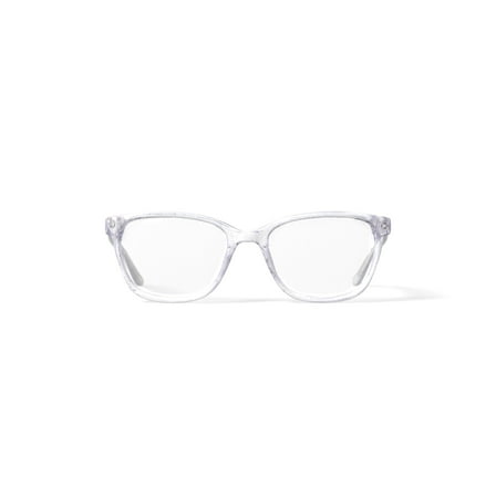 Skechers Youth 1675 Square Prescription Eyeglasses with Case, Crystal