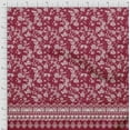 thumbnail image 2 of Soimoi Rayon Crepe Fabric Artistic Flower Panel Decor Fabric Printed Yard 46 Inch Wide, 2 of 3