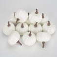 thumbnail image 5 of 12 Pack Mini Artificial Foam Pumpkins 5.4cm Small Fake Fall Pumpkins for Thanksgiving Halloween Table Decor DIY Craft Photo Props, 5 of 6