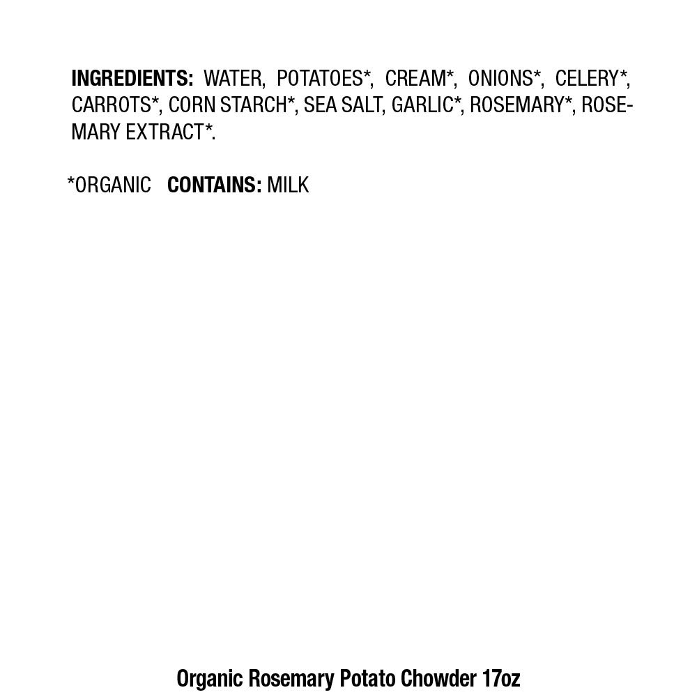 Pacific Natural Foods Chowder Rosemary Potato, 17 Oz