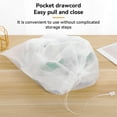 thumbnail image 3 of Ruiboury 20Pcs Sac à Chaussures Cordon Réutilisable Stockage Multi-Usage Non-Tissé Sac de Voyage Séchage Ménage Stockage Chaussures S/24 * 38cm, 3 of 6