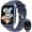BLUE, variant on Smart Watch Fits for Android & iPhone, 1.85 inch Fitness Tracker, Men Womens Smartwatch with Make/Answer Calls/Message Reminder/100+ Sports Models, IP68 Waterproof Pedometer Watch, Perfect Gift, Pink