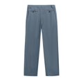thumbnail image 3 of Zszcpp High Waisted Pants Men'S Button Pocket Long Simple Style Solid Color Elastic Business Pencil Trousers Casual Trouser, 3 of 5