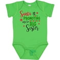 thumbnail image 3 of Inktastic Santa is Promoting Me to Big Sister Girls Baby Bodysuit, 3 of 5