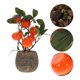 thumbnail image 3 of 2 piezas de plantas artificiales en maceta para escritorio, decorativas, para árbol frutal, para escritorio, decoración de macetas, 3 of 6
