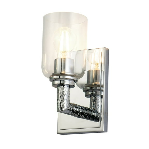Lucas McKearn Rampart 1-light Metal Bath Vanity Light in Polished Chrome