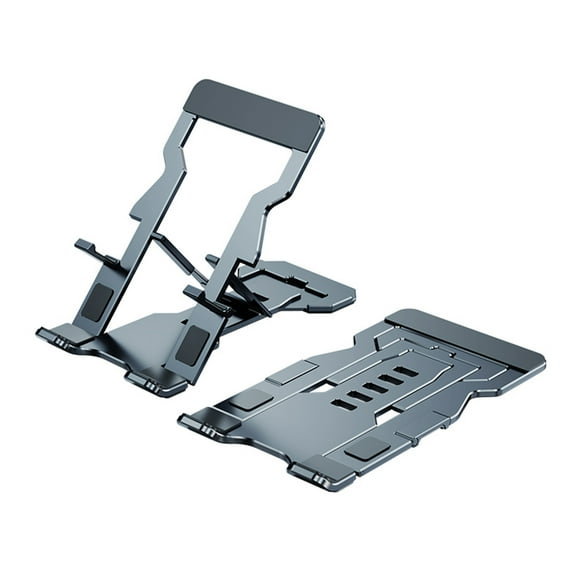 Portable Mobile Phone Tablet Aluminum Alloy Stand 5-level Adjustable Folding Phone Holder Ultra-slim Phone Support