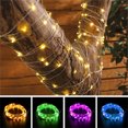 thumbnail image 3 of Lumière, Fil de Cuivre 7 Pieds 20 avec Télécommande Synchronisation Fil de Cuivre 7 Pieds avec Télécommande Fête Intérieure Extérieure Alimenté par Usb avec Télécommande Alimentée Fil de Cuivre Féerique 7 Pieds 20 Led Féerique Qisuo Usb, 3 of 7