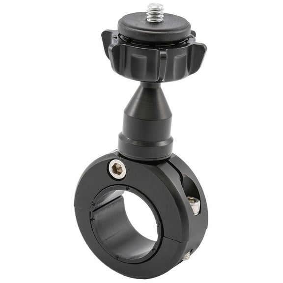 Motorcycle Handlebar Camera Mount for Canon Sony Contour Action Cameras - Black Aluminum