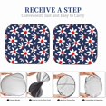 thumbnail image 6 of Salouo Daisy Flowers Pattern Car Windshield Sun Shade Foldable | Front Windshield Shade for Sun, Heat and UV Rays | Interior Sun Protection-Small, 6 of 6