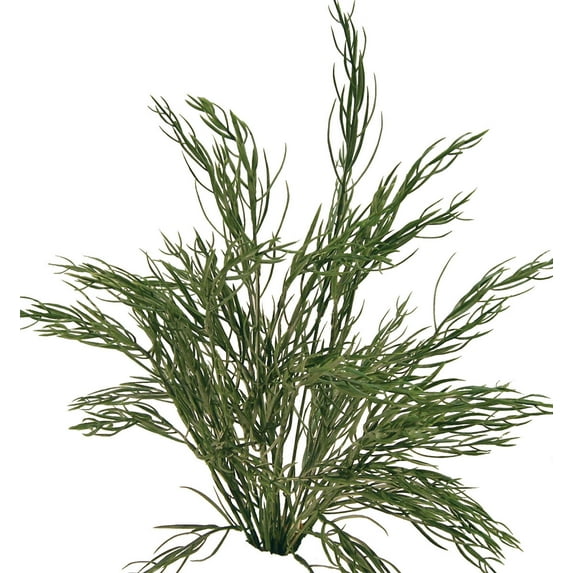 1 Pc, 22" Plastic Grass Filler Foliage Bush Perfect For Filler Foliage