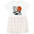 thumbnail image 3 of Inktastic Little Sister and Biggest Fan Basketball Player Girls Toddler Dress, 3 of 5