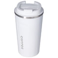 thumbnail image 1 of Travel Coffee Cup, Coffee Tumbler Simple Design  Workmanship  For Office For Travel For Outdoor White,Black, 1 of 8