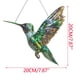 thumbnail image 3 of Colgante atrapasol acrílico de colibrí | Decoración colorida para jardín y ventana | Adorno de vitral vibrante para la decoración del hogar, 3 of 6
