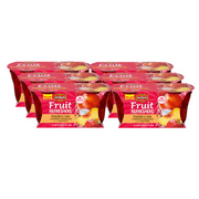 (12 Cups) Del Monte Fruit & Chia Peaches in Dragon Fruit Cups, 7 oz