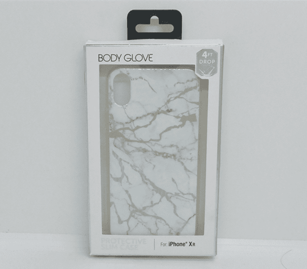 New OEM Body Glove Protective Slim Iridescent Marble Case For iPhone XR