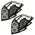 thumbnail image 3 of Shisuyan 2 Pcs Perruques Couvre-Chefs en Polyester Protection des Cheveux Noir Réutilisable pour Femmes Adultes, 3 of 8