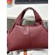 thumbnail image 1 of Bolso Hombro Cuero para Mujer Informal Tipo Hobo Bandolera (L Vino) Rojo, 1 of 2