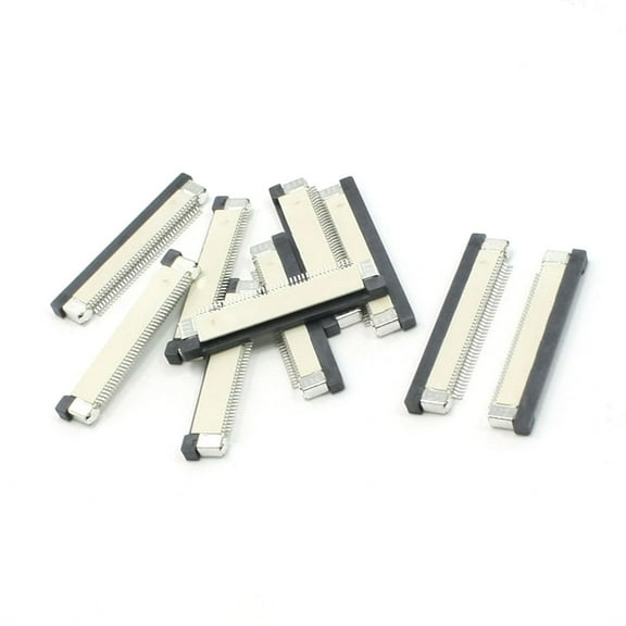 FFC FPC 40-pin 0.5mm Pitch Spacing Ribbon Flat Socket Connector 10 Pcs