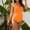 Orange, variant on Maternity Swimwear Pregnancy Women One Piece Swimsuit Premama Backless Bodysuit Solid Bathing Suit Plus Size Pregnant Monokinis