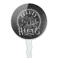 thumbnail image 2 of Beauty Attracts Eye Personality Attracts the Heart Cupcake Picks Toppers Decoration Set of 6, 2 of 7