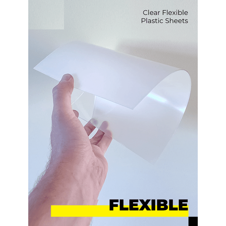 Crystal Clear PETG Plastic Sheets 52 inchx24 inchx.030 inch in | Poster Protection | Frame Glass Replacement | Protective Guard | Transparent Sneeze