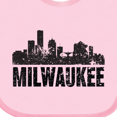 thumbnail image 4 of Inktastic Milwaukee Skyline Grunge Boys or Girls Baby Bib, 4 of 4