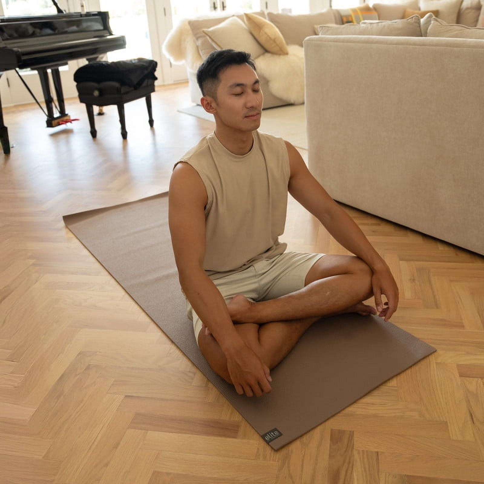 Aeromat Elite Pilates/Yoga Mat - Chai