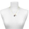 thumbnail image 2 of Delight Jewelry Resin Koala Bear - Large Goldtone Crystal Initial - O - Charm Necklace, 17.5"+2", 2 of 4