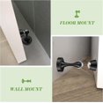 thumbnail image 5 of Arrêt Magnétique de Porte, Lot de 2 - Acier Inoxydable Noir, Support de Porte Robuste pour Montage Mural/au Sol, 5 of 5