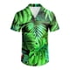 thumbnail image 3 of Camisas Y s Hombres Casual Manga corta Primavera Verano Turndown Neck 3D Impreso Camisas Moda Top Blusa Camisas (Green, L), 3 of 4