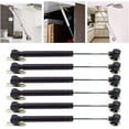 thumbnail image 1 of 80N Hydraulic Gas Struts 6Pcs, Soft Close Lid Support for Cabinets & Furniture, 10 Inch Length Gas Spring Lift for Doors, RV, and Storage Box with Screws, 1 of 7
