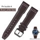 thumbnail image 3 of Correa de cuero genuino para reloj IWC Universal Spitfire Pilot Little Prince, pulsera para hombre Mark 18, marrón y negro, 20 mm y 21 mm, 3 of 5