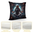 thumbnail image 4 of GOSMITH  Spaceship Decorative Kids Throw Pillow Covers, Astronaut, Rocket Ship, Galaxy Theme, 4 of 5