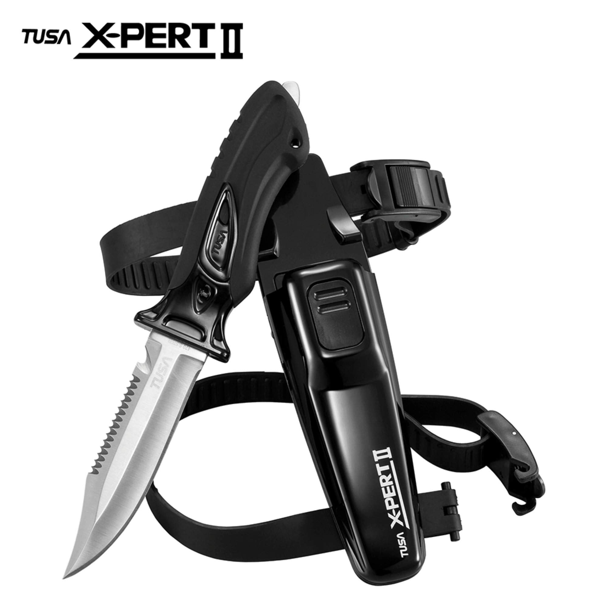 TUSA X-Pert II Drop Point Dive Knife