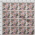 thumbnail image 4 of oneOone Cotton Poplin Twill Dark Rose Brown Fabric Beach Hawai Sewing Fabric By The Yard Printed Diy Clothing Sewing Supplies 56 Inch Wide, 4 of 4