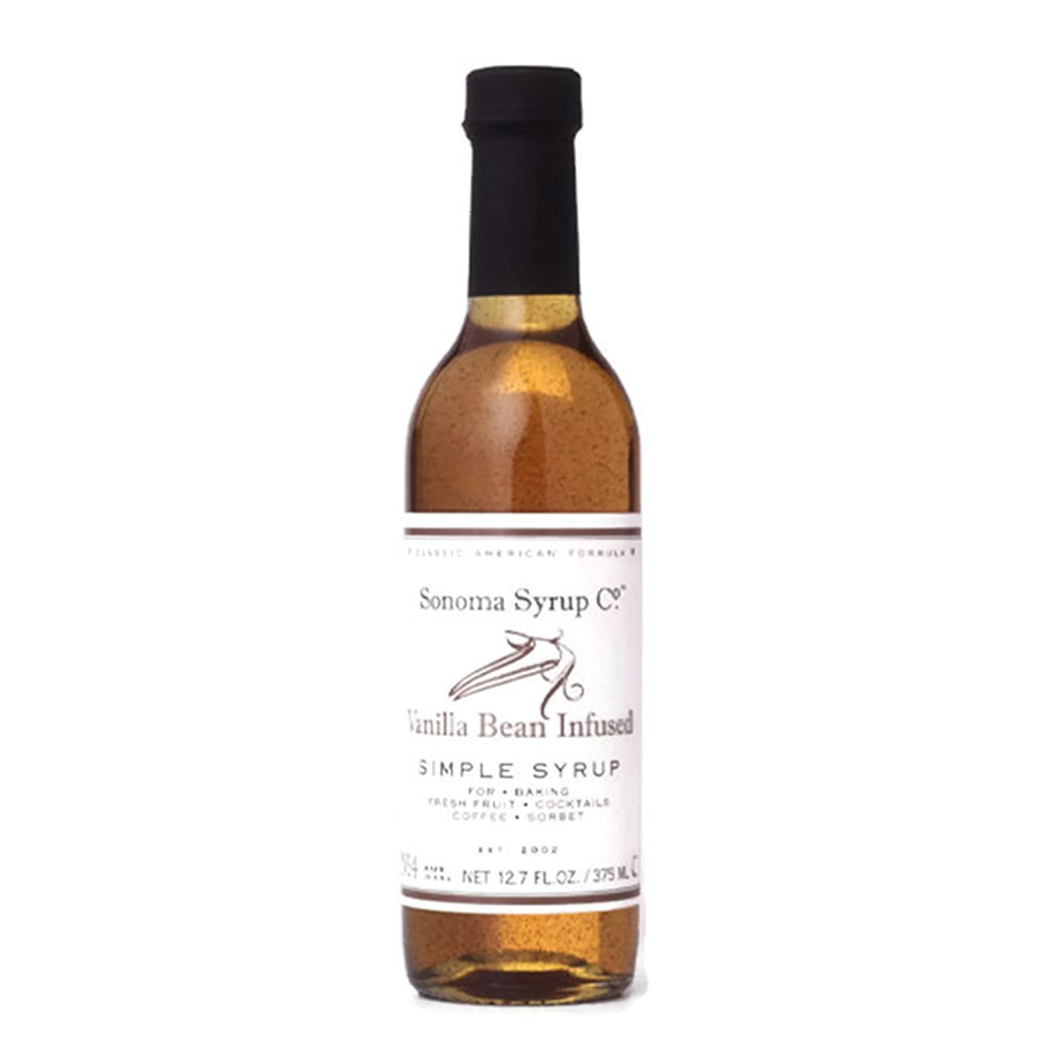 Sonoma Syrup Co. Vanilla Bean Simple Syrup 12.7 oz