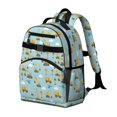 thumbnail image 2 of Excavator and Helicopter Blue Pattern Cute School Backpack Bag for School with Padded Back and Adjustable Shoulder Straps 15.25"x11.5"x5.25", 2 of 5