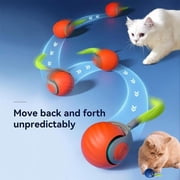 Speedy Tail 2.0, Speedy Tail 2.0 Cat Toy, 2025 New Generation Interactive Cat Toy, Interactive Cat Toys for Indoor Cats, Automatic Moving Cat Toy Ball with Tail, Two Speed Adjustment
