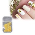 thumbnail image 4 of UDIYO 500Pcs/Pack Nail Metal Sticker Rivets Shape DIY Metal Non Drop Manicure Studs Sequins for Female, 4 of 7