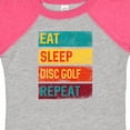 thumbnail image 4 of Inktastic Disc Golfer Eat Sleep Disc Golf Repeat Boys or Girls Baby Bodysuit, 4 of 5