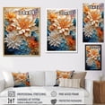 thumbnail image 4 of Designart "Yellow Beige Abstract Fractal Infinite Euphony" Modern Canvas Print, 4 of 5
