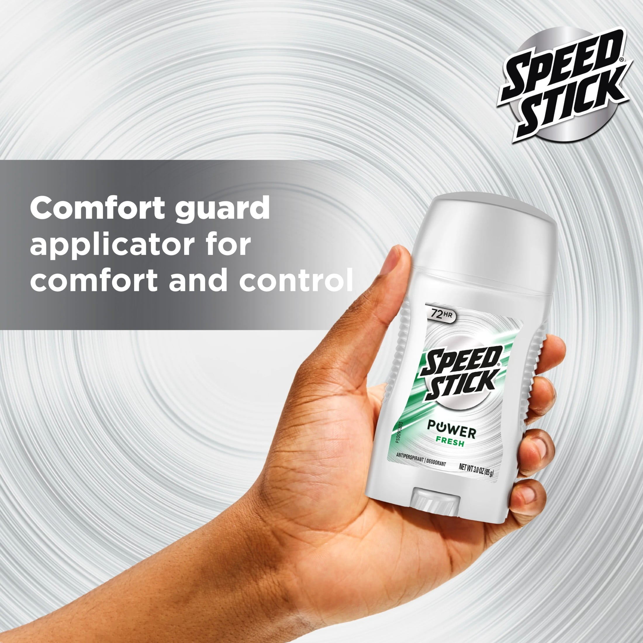 Speed Stick Power Antiperspirant Deodorant for Men, Fresh Scent, 3.0 oz Stick (4 Pack)