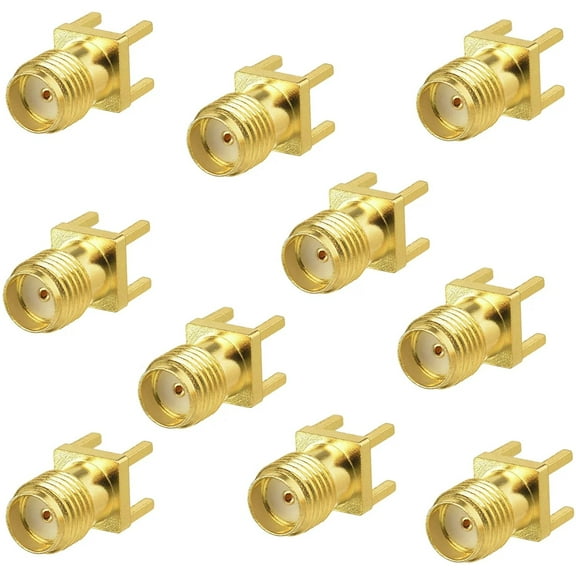 SMA Female Jack Straight PCB Mount RF Connectors 1/5/10 Pieces