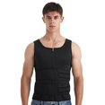 thumbnail image 1 of Hombres Neopreno Sauna Cremallera Cintura Trainer Chaleco Tank Top Trimmer Body ZefeiWu 8390605363733, 1 of 1